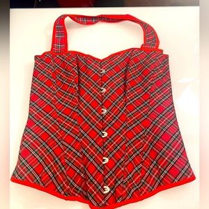 Large halter top woman’s corset